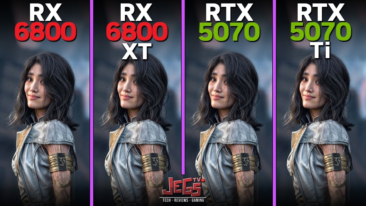 RX 6800 vs RX 6800 XT vs RTX 5070 vs RTX 5070 Ti | Ryzen 7 9800X3D | Tested in 15 games