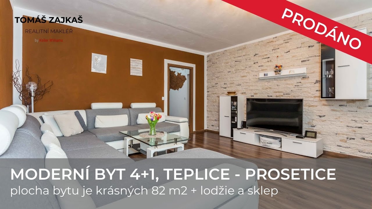 PRODÁNO Prodej bytu 4+1 82 m2, Teplice - Prosetice