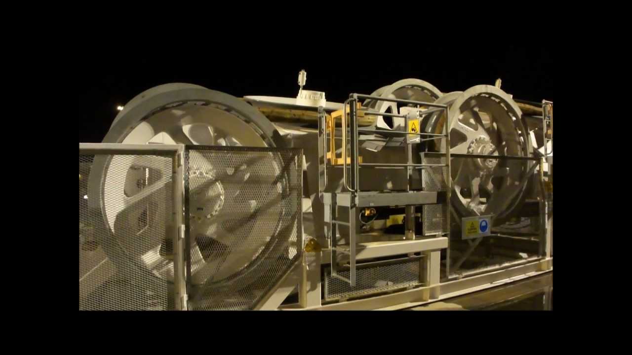 Traction winch by TTS Offshore Handling Equipment AS
