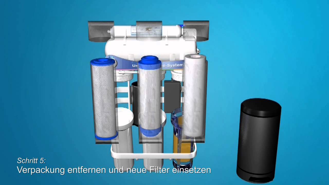 Filterwechsel bei Ultimate PLUS (Superflow) - Umkehrosmose Wasserfilter
