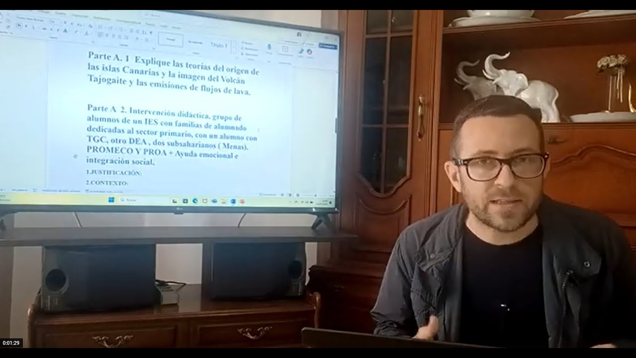 INFORME CRÍTICO Y RESOLUCIÓN DE  LA PARTE A ( ESPECIALIDAD GEH) OPOSICIONES 2025. TRIBUNAL 1 ( TF)