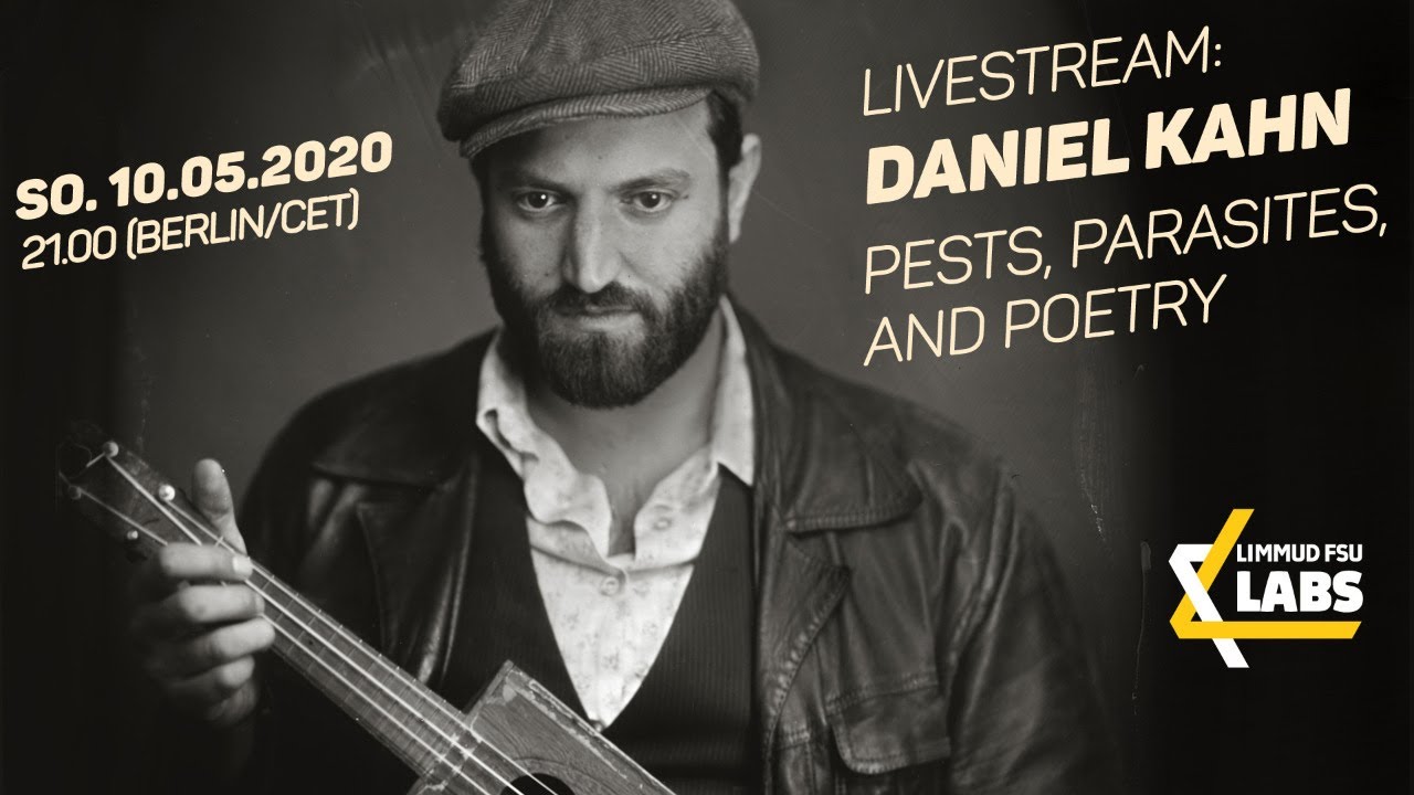 LIVESTREAM: Daniel Kahn // Pests, Parasites, and Poetry