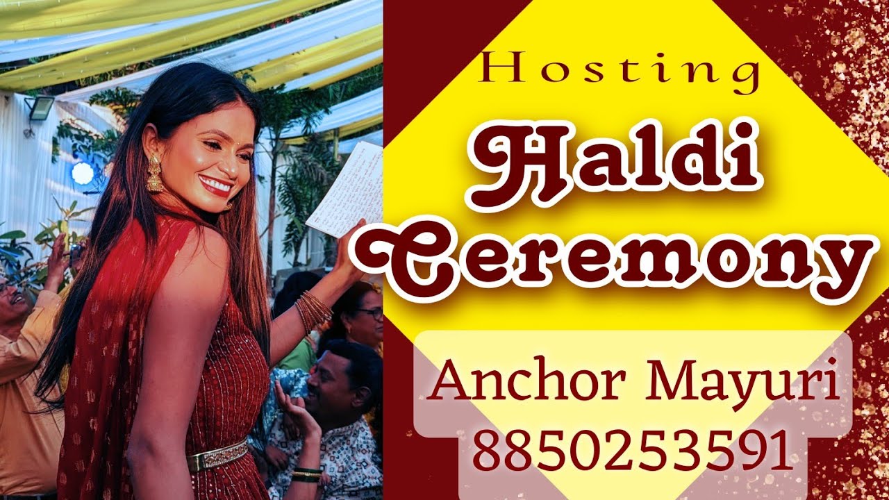 Hosting haldi ceremony || best marathi anchor || best marathi wedding anchor || 8850253591