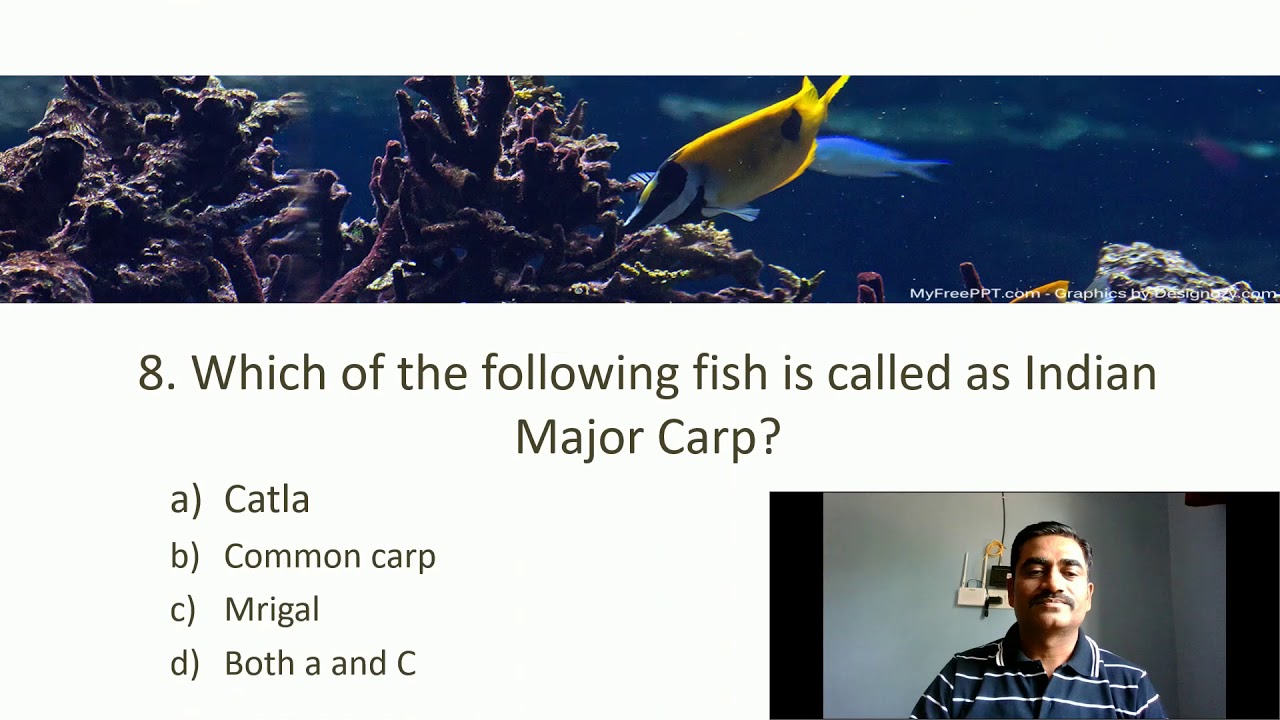 MCQs on Fresh Water Fish Culture Technology (Aquaculture)