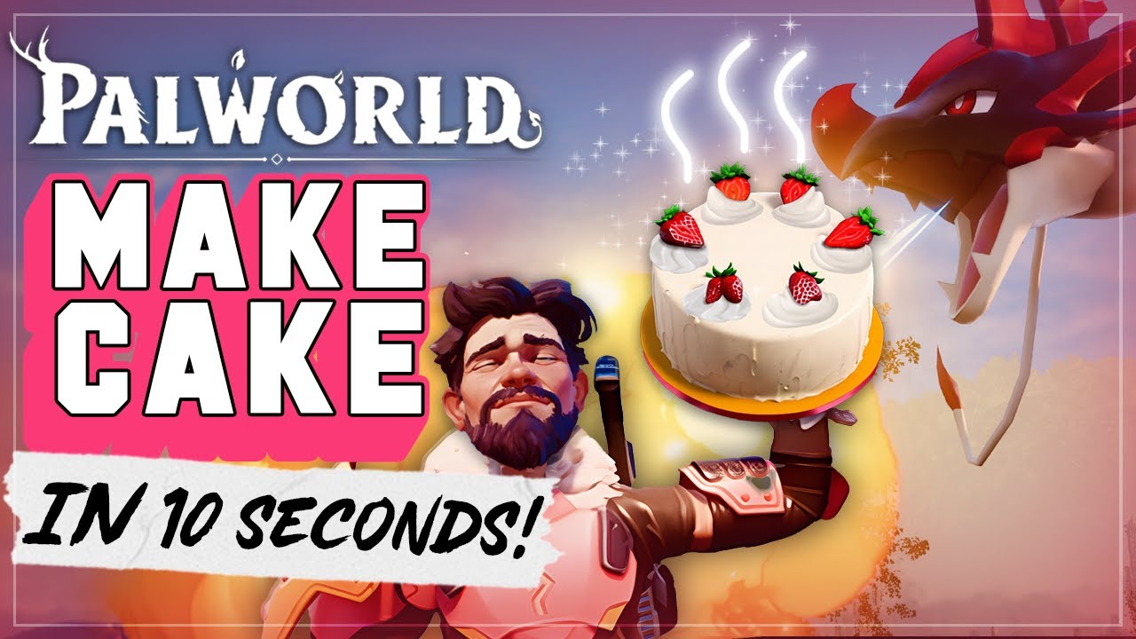 САМЫЙ БЫСТРЫЙ способ приготовить торты в Palworld! (Приготовить за 10 секунд)