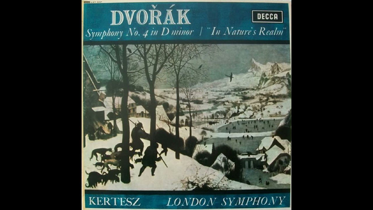 Dvoř&aacute;k: Symphony no. 4 &mdash; Kertesz &mdash; declicked Vinyl Record