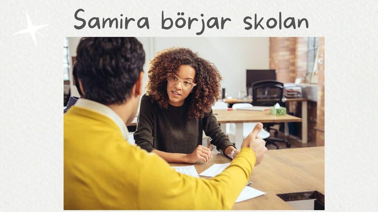 Läs - Samira börjar skolan (lättläst bok, sfi)