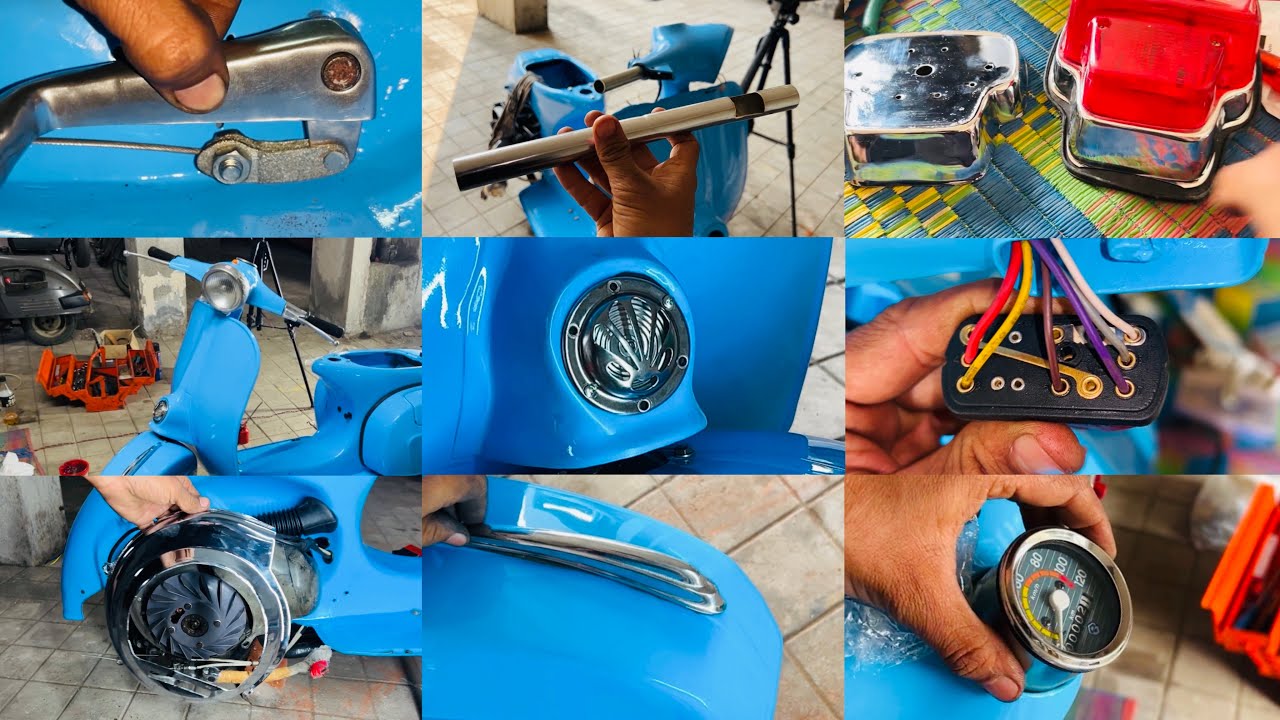 Bajaj Super Scooter Restoration | YouTube Par Kisine Dikhaya Nahi Hoga Aisa Restoration 😍