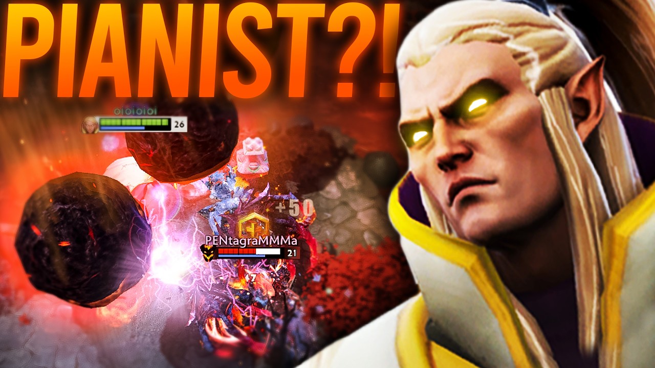 ABSOLUTELY PERFECT!! 😱 Invoker &ldquo;Pianist&rdquo; Combo DESTROYS Mid | Dota 2 Invoker