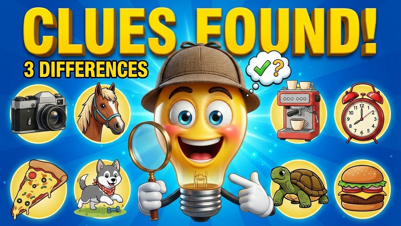 💡Find 3 Differences in Every Puzzle! -- GENIUS Level Brain Puzzle 💡 - Live 24/7