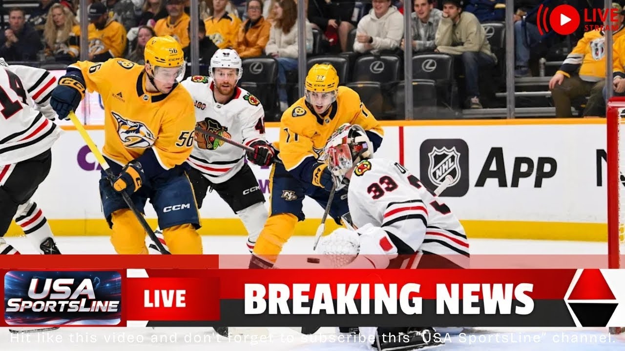 Rookie Drew Commesso's 36-Save SHUTOUT Stuns Predators | Blackhawks Highlights। USA SportsLine