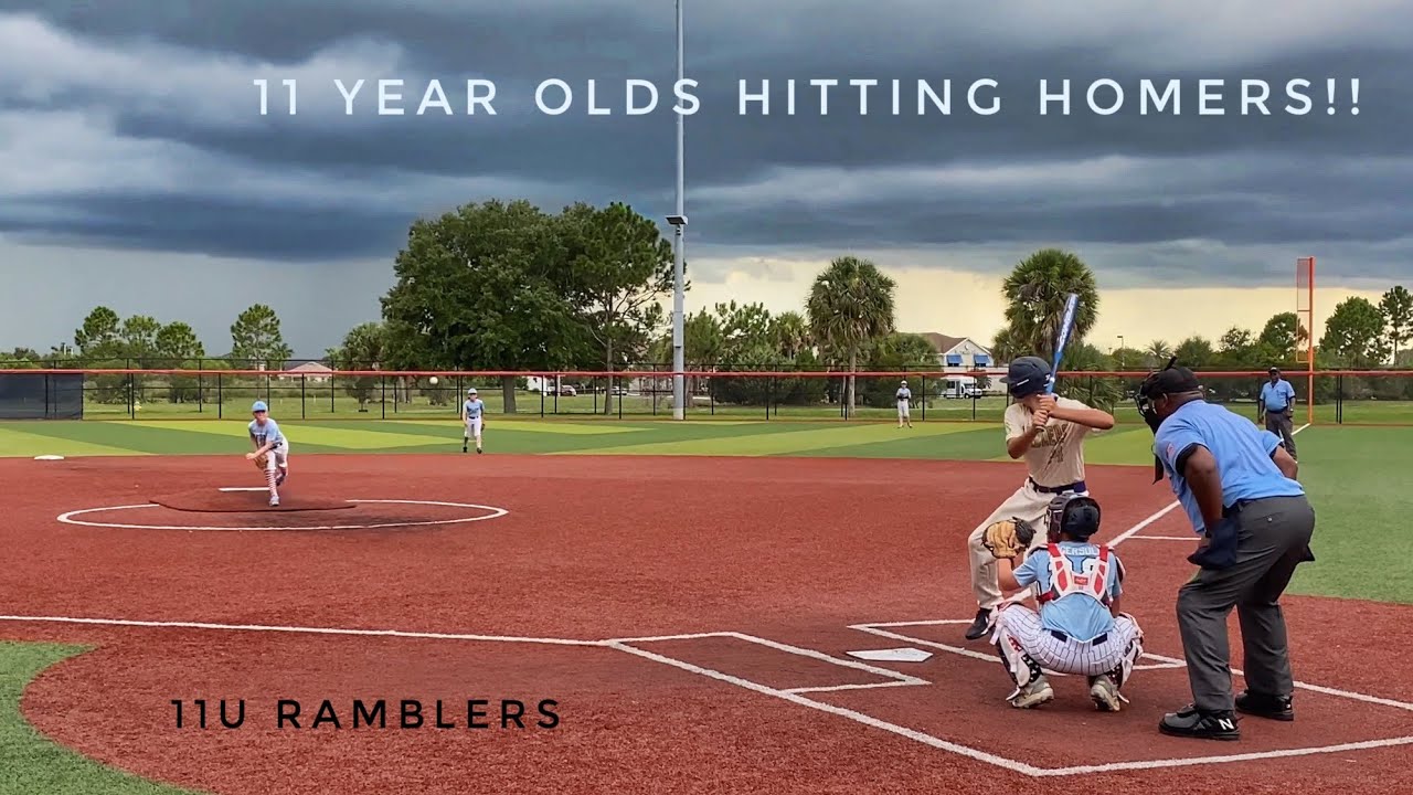 Ramblers Baseball 11U - 11-Year Olds Hitting HOME RUNS & Taking Pictures! June 2021