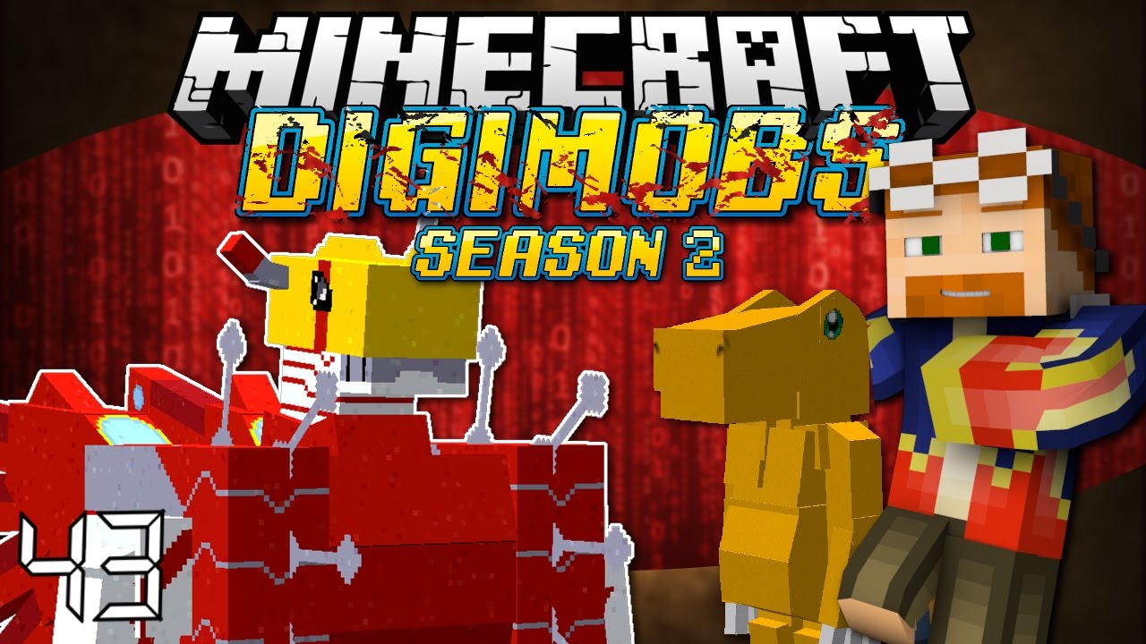 Minecraft: DIGIMOBS (СЕЗОН 2) ЭП. 43 - ShineGreymon!