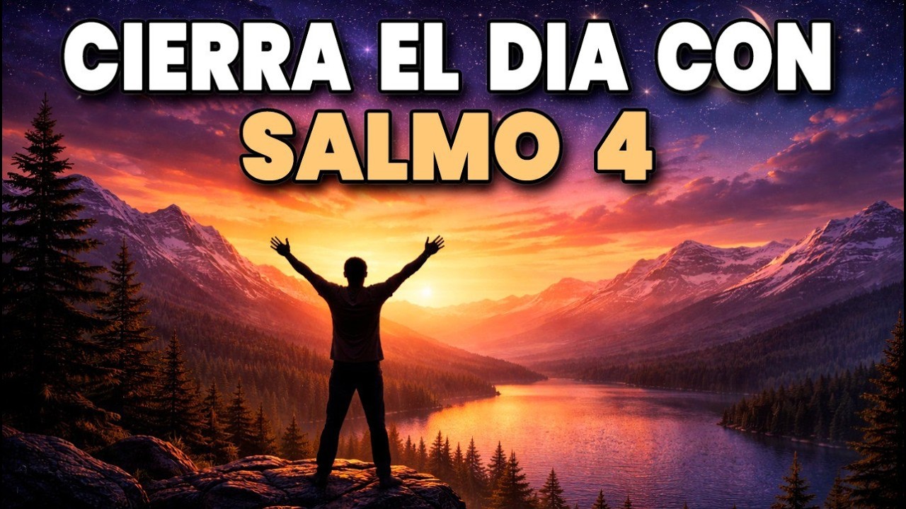 ORACIÓN PODEROSA DE LA NOCHE con el SALMO 4 | En Paz Me Acostaré y Dormiré Tranquilo