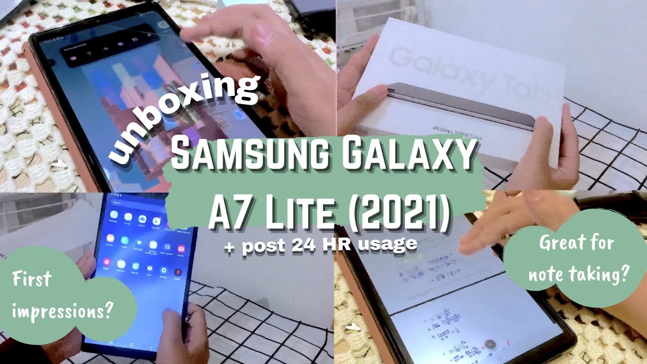 Unboxing Samsung Galaxy Tab A7 Lite + Post 24Hours // A budget & worthy tablet for students! // MY