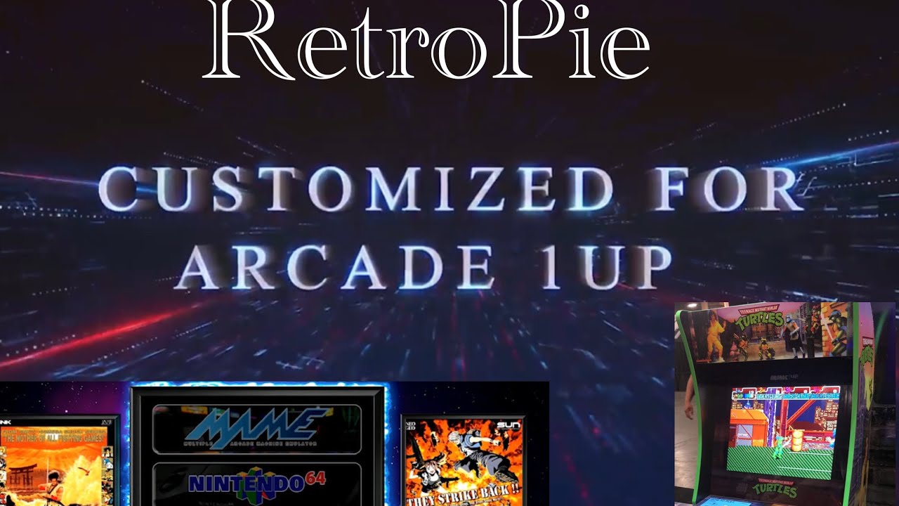 Arcade 1up Retropie For Pi4