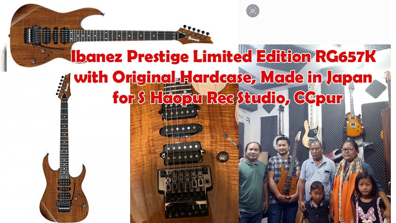 Ibanez Prestige Limited Edition RG657K with Original Hardcase Made in Japan | for S Haopu Rec Studio