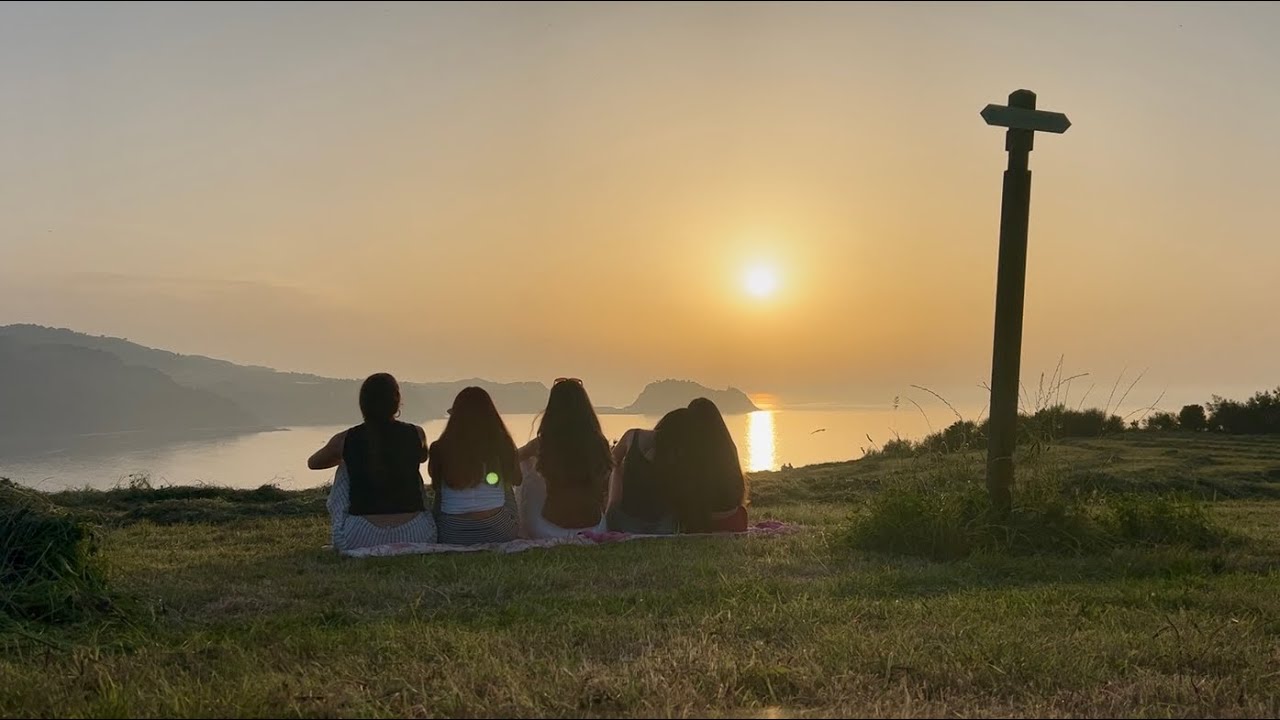 día cinco en sanse, pasando el día en zarautz