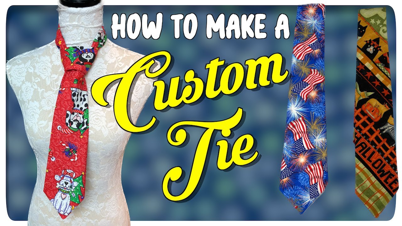 How to Make a Custom Tie | The Sewing Room Channel