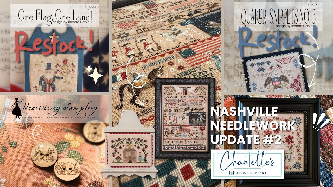 Nashville Needlework Market 2026 New Releases! Plum Street, Heart in Hand, Fox & Rabbit + MORE