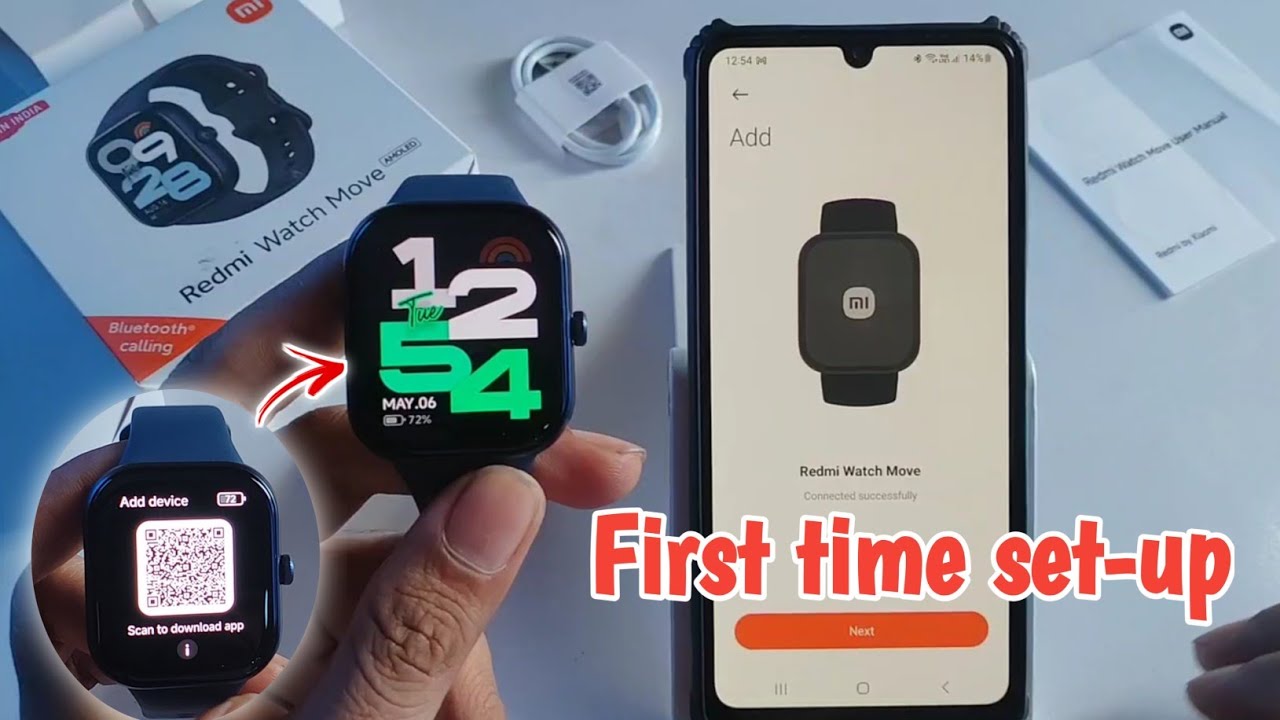 Redmi watch move setup|redmi watch move connect to phone