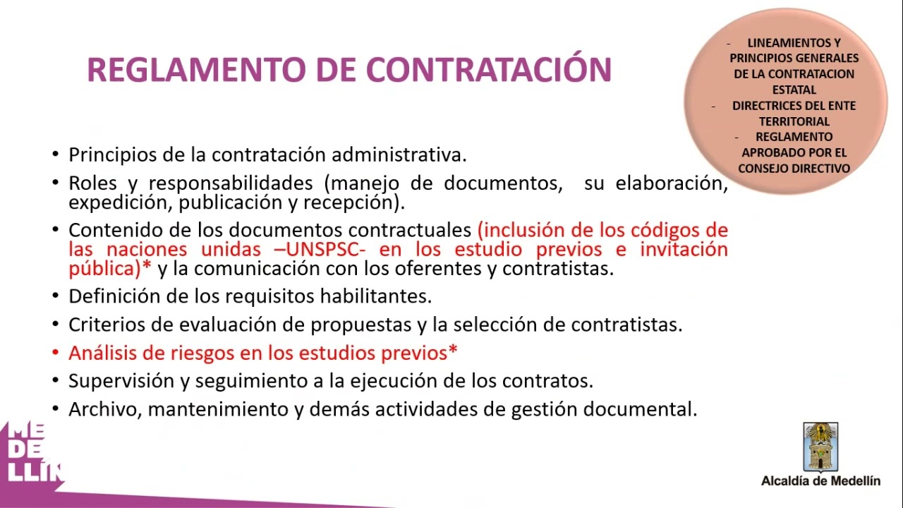 Aspectos contractuales Fondos de Servicios Educativos