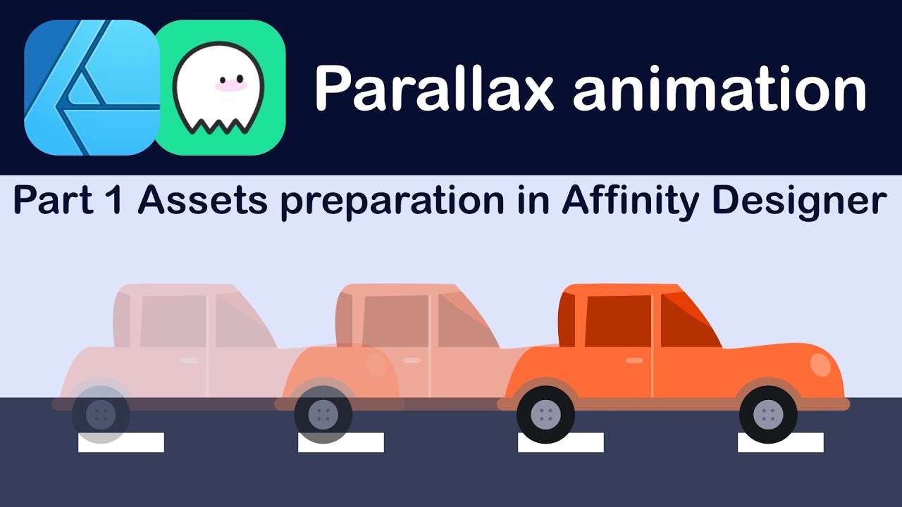 Parallax Animation Tutorial - Part 1 Assets prep in Affinity Designer