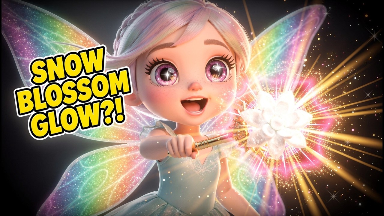 Fairy Touch Makes Snow Blossom GLOW! ✨❄️🌸