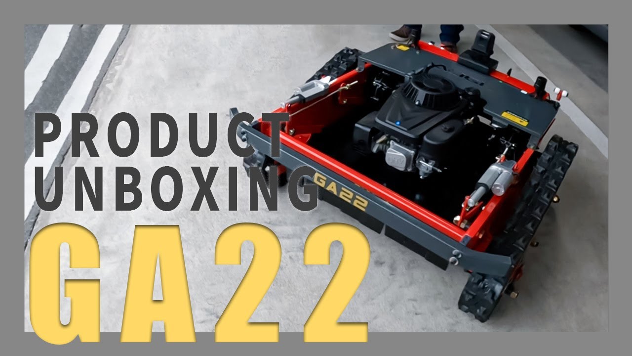 【ALIGN】GA22自動リモコン草刈機が届きました！【開封動画】ーALIGN GA22 automatic remote control lawn mower unboxing video