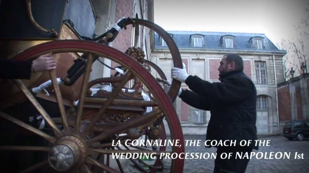 Le départ des carrosses du château de Versailles
