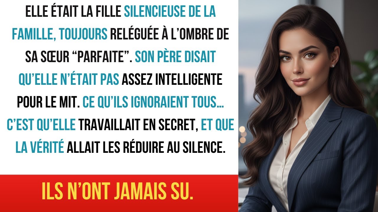 Mon père a dit que je n’étais “pas assez intelligente pour le MIT”… puis il a vu mon admission
