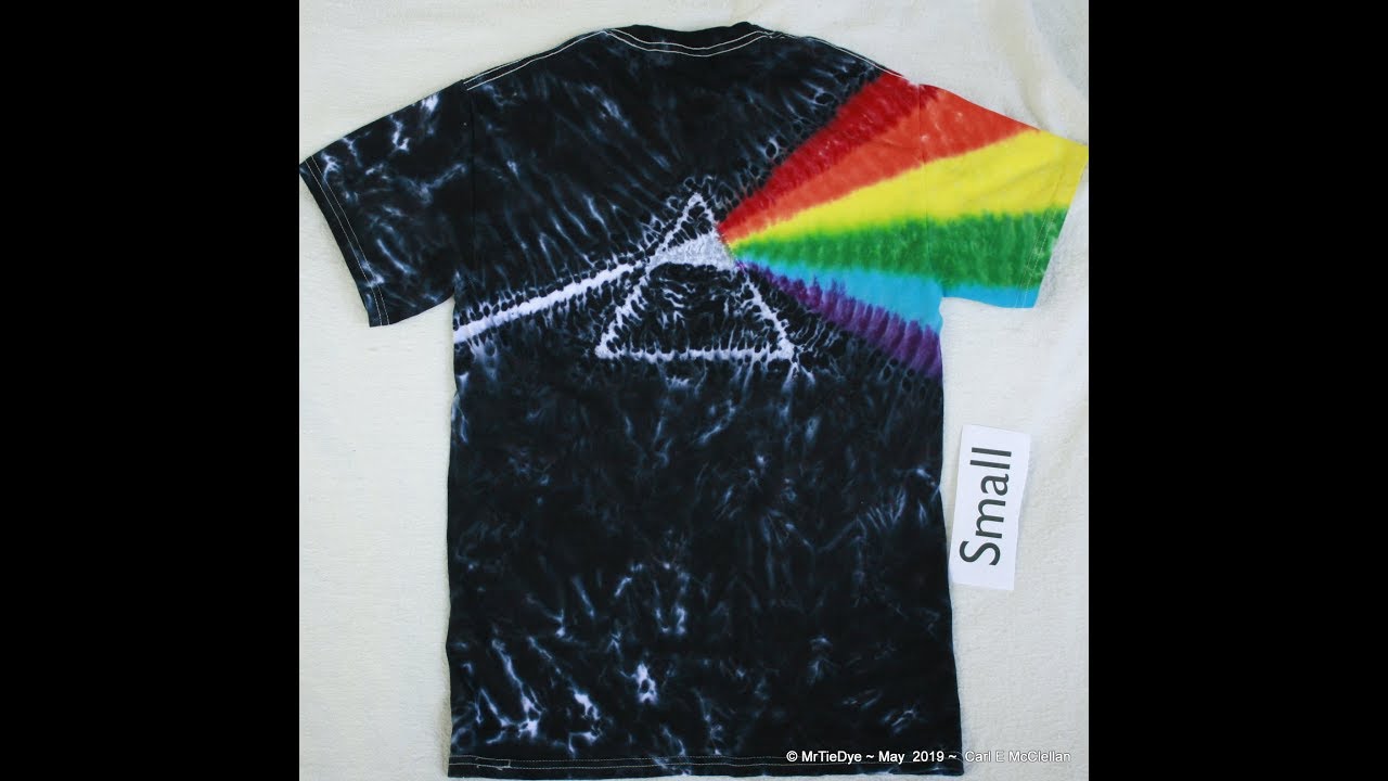Tie Dye a detailed stitched design ~ Darkside of the Moon ~ DSOTM