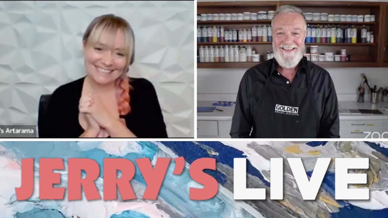 Jerry's LIVE Episode #JL252: Painting in the 3rd Dimension