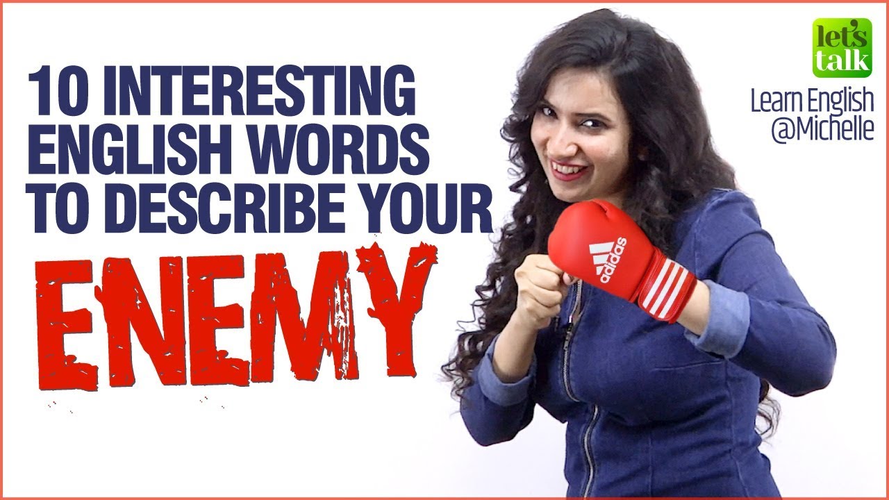 10 Interesting Words & Phrases To Describe Your Enemy  | English Speaking Lesson | Improve English