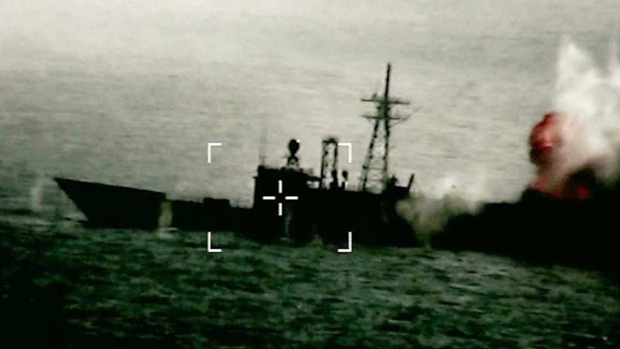 SINKEX &ndash; destroying an old US frigate in the North Atlantic.