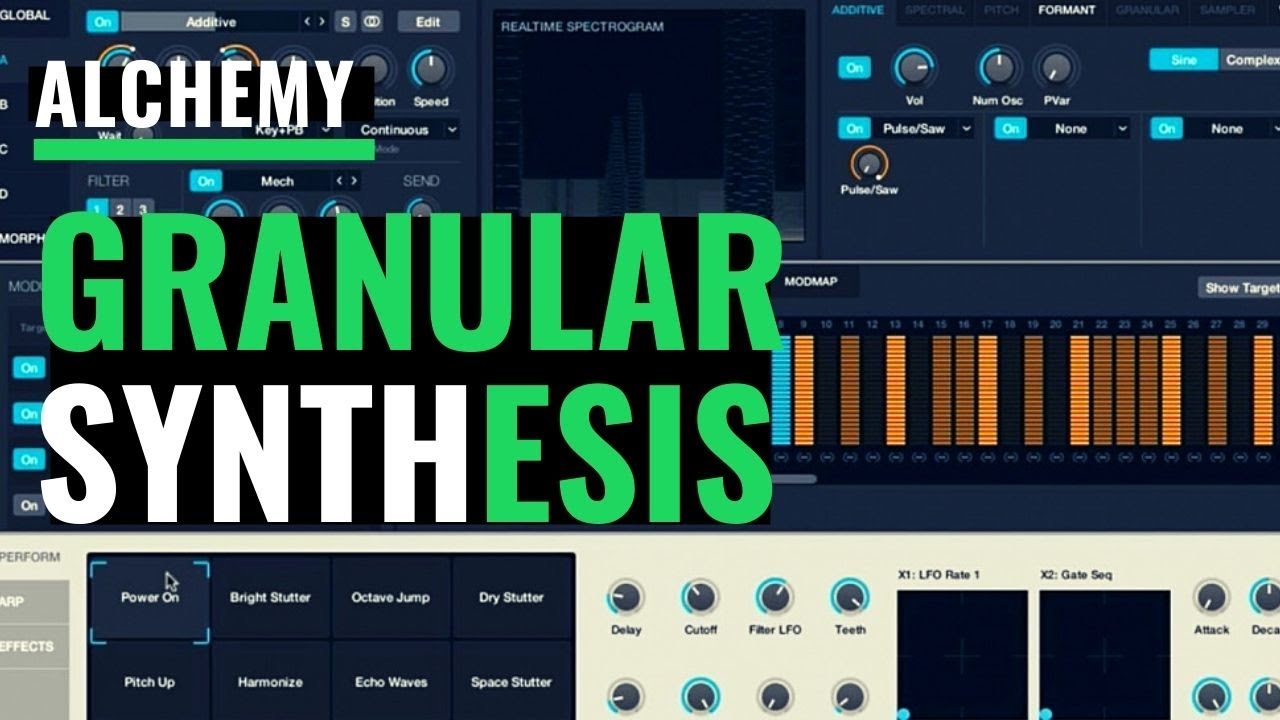 Alchemy Logic Pro Tutorials -  Episode 7 Granular
