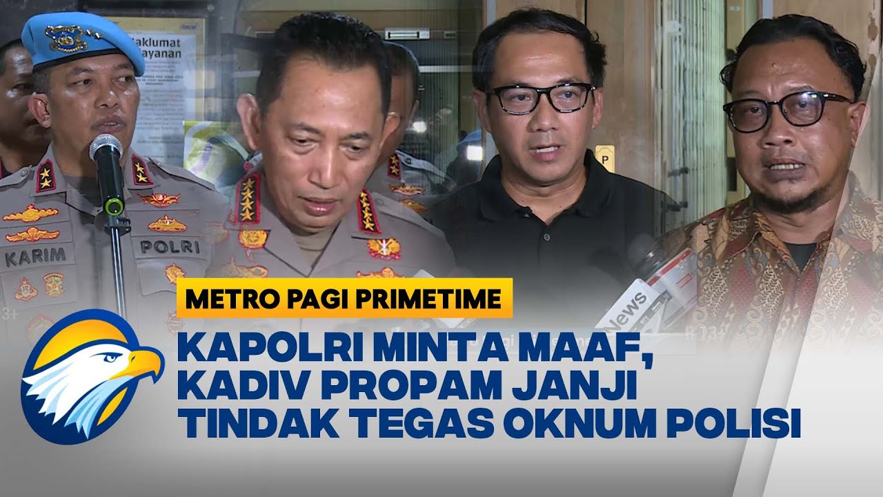 Ojol Tertabrak Mobil Brimob, Kapolri Hingga Pihak GoTo Sampaikan Duka Cita | Metro Pagi Primetime