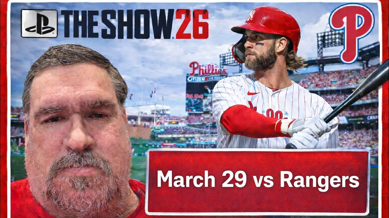 MLB the show 26 PS5 Franchise mode Hall of Fame Difficulty March 29 vs Rangers 