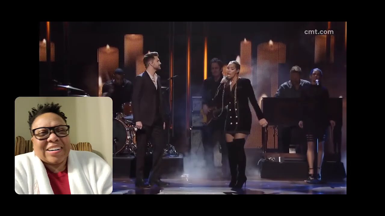 Reaction to Adam Lambert & Leona Lewis singing 