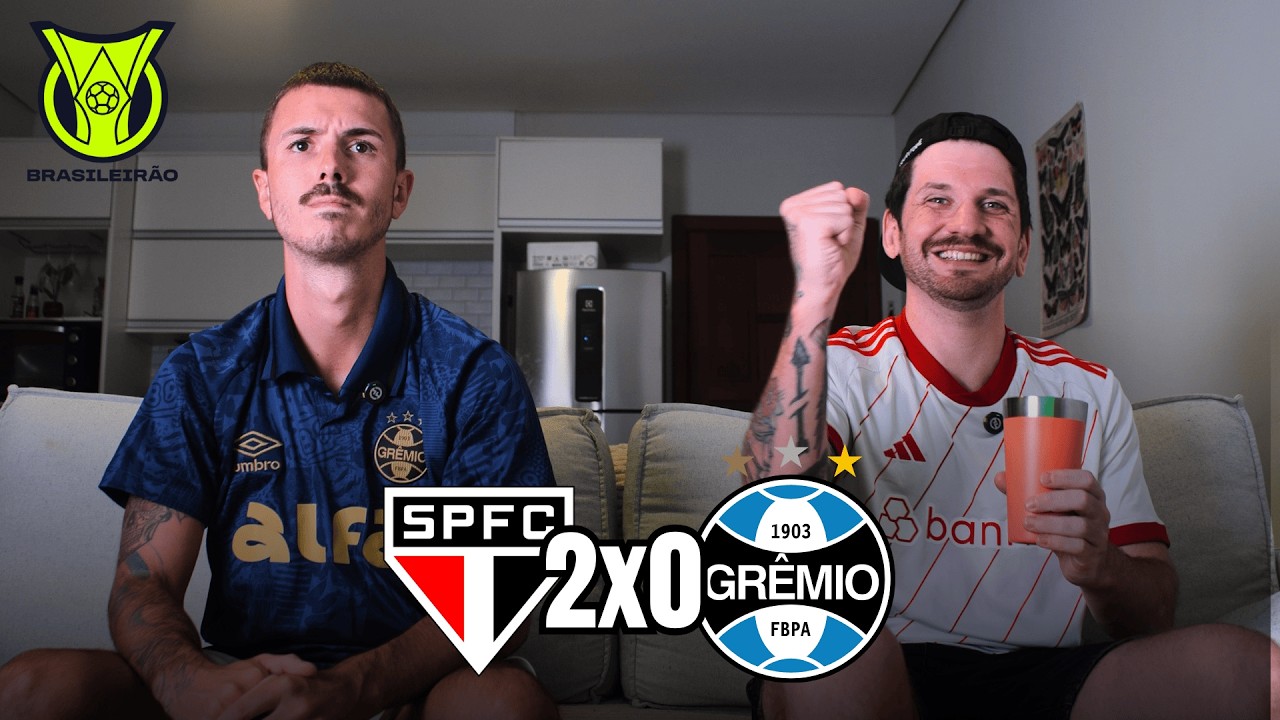 REACT GRENAL - São Paulo 2 x 0 Grêmio - BRASILEIRO 2026