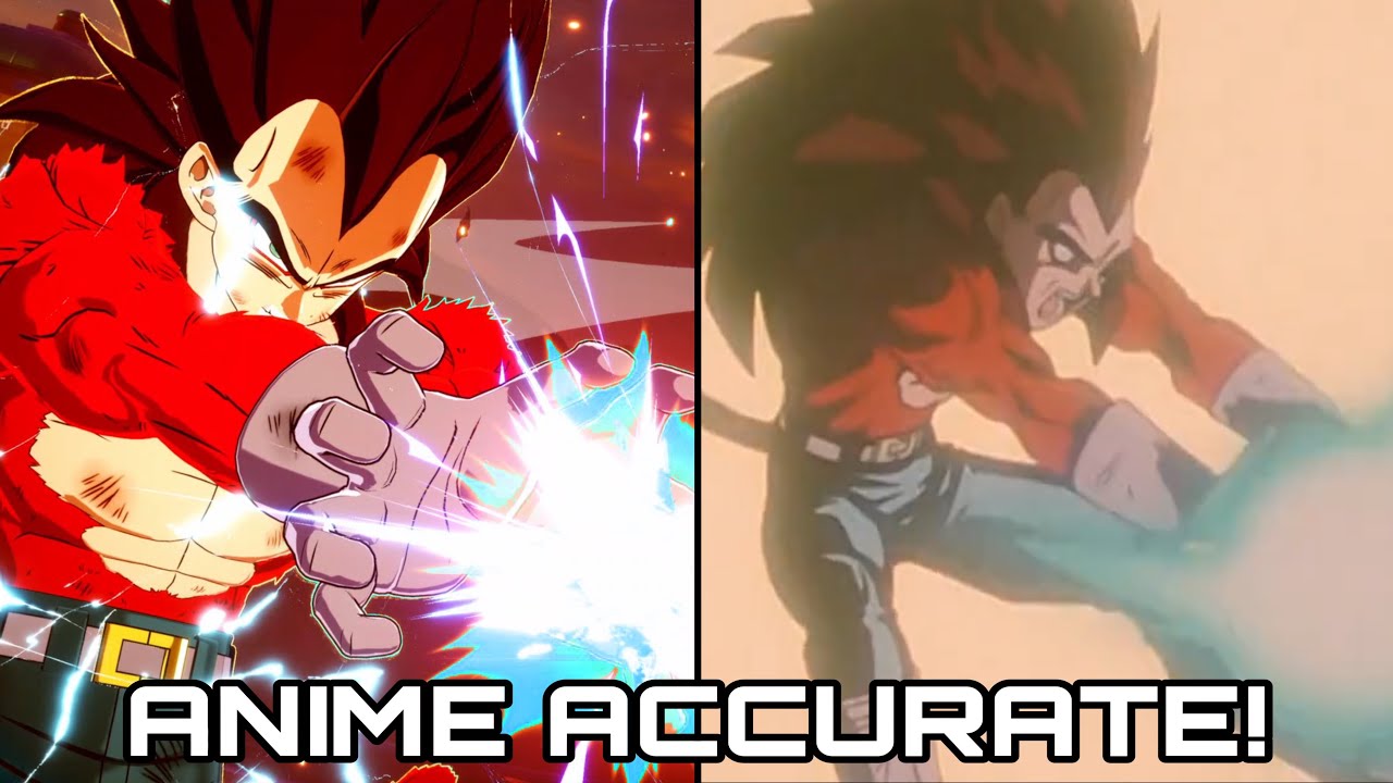 All Vegeta (Super Saiyan 4) Moves & Skills in Dragon Ball Sparking Zero