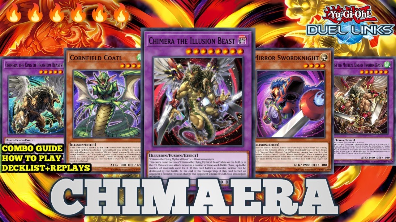 [CHIMAERA] VS TIER DECKS BEST WAY TO PLAY (Combo Guide & Replays) IN YU-GI-OH DUEL LINKS.