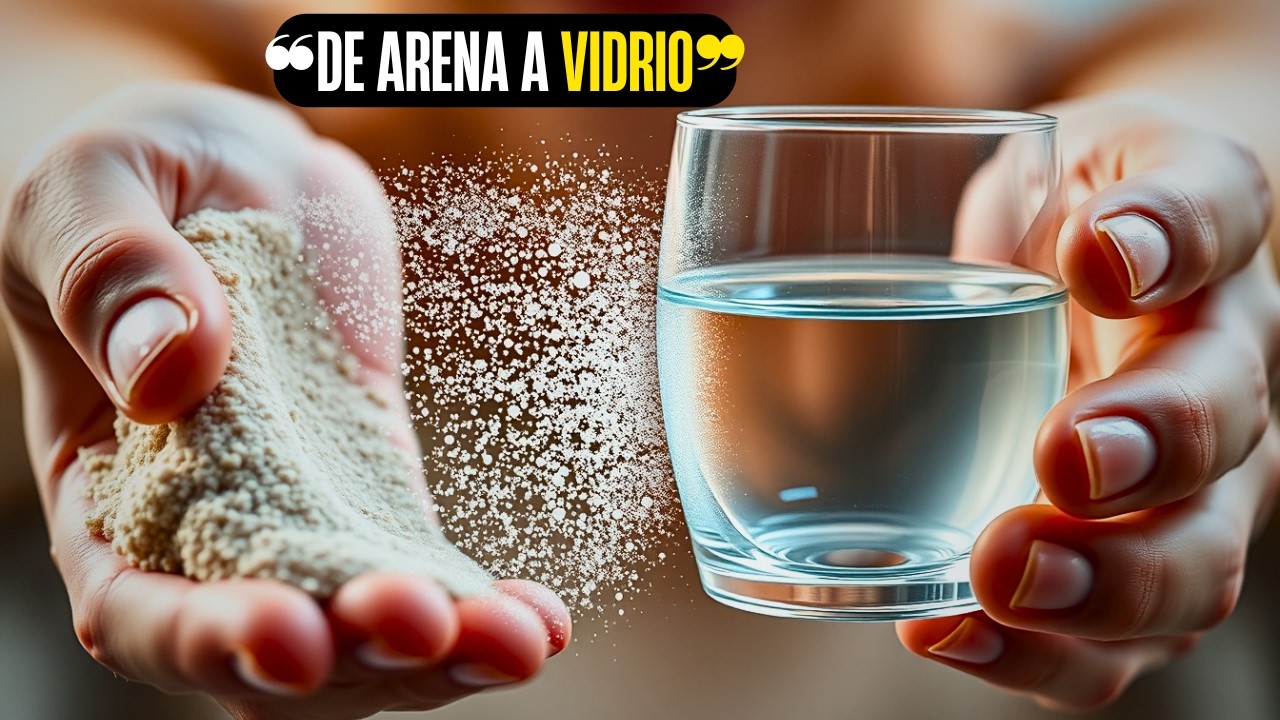 COMO se hace el VIDRIO A PARTIR DE ARENA | Explicación PASO A PASO