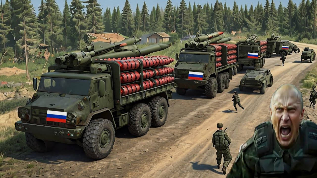 February 7, 2026! Ukraine destroys thousands of Russian rocket artillery convoys - ARMA 3