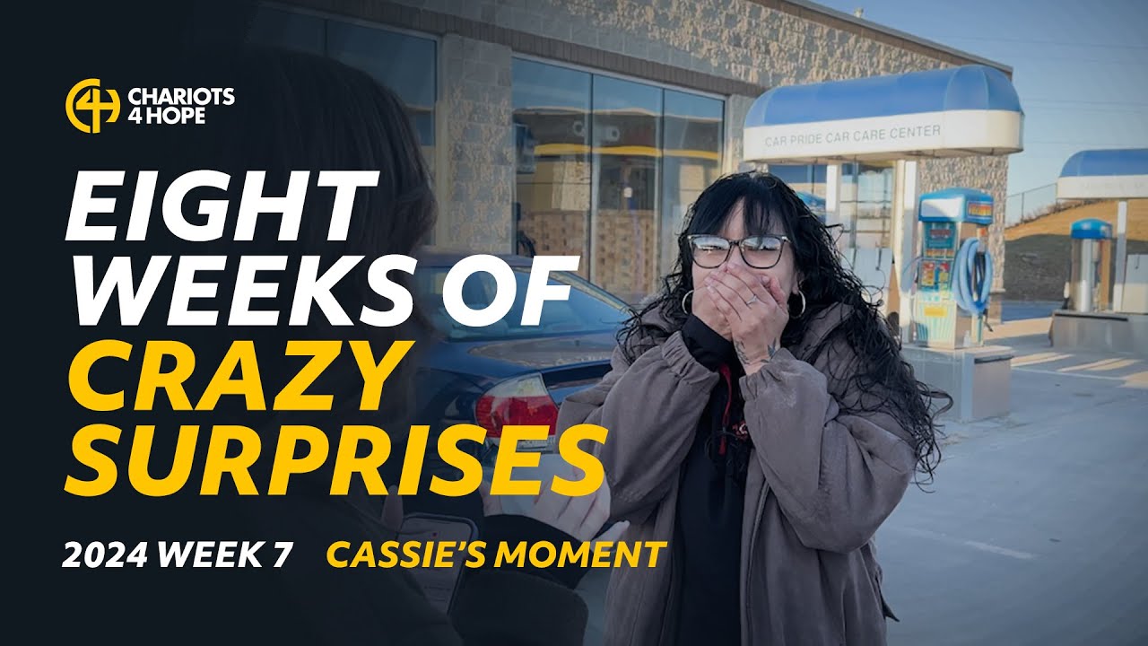 8 WEEKS OF CRAZY SURPRISES | Cassie's moment