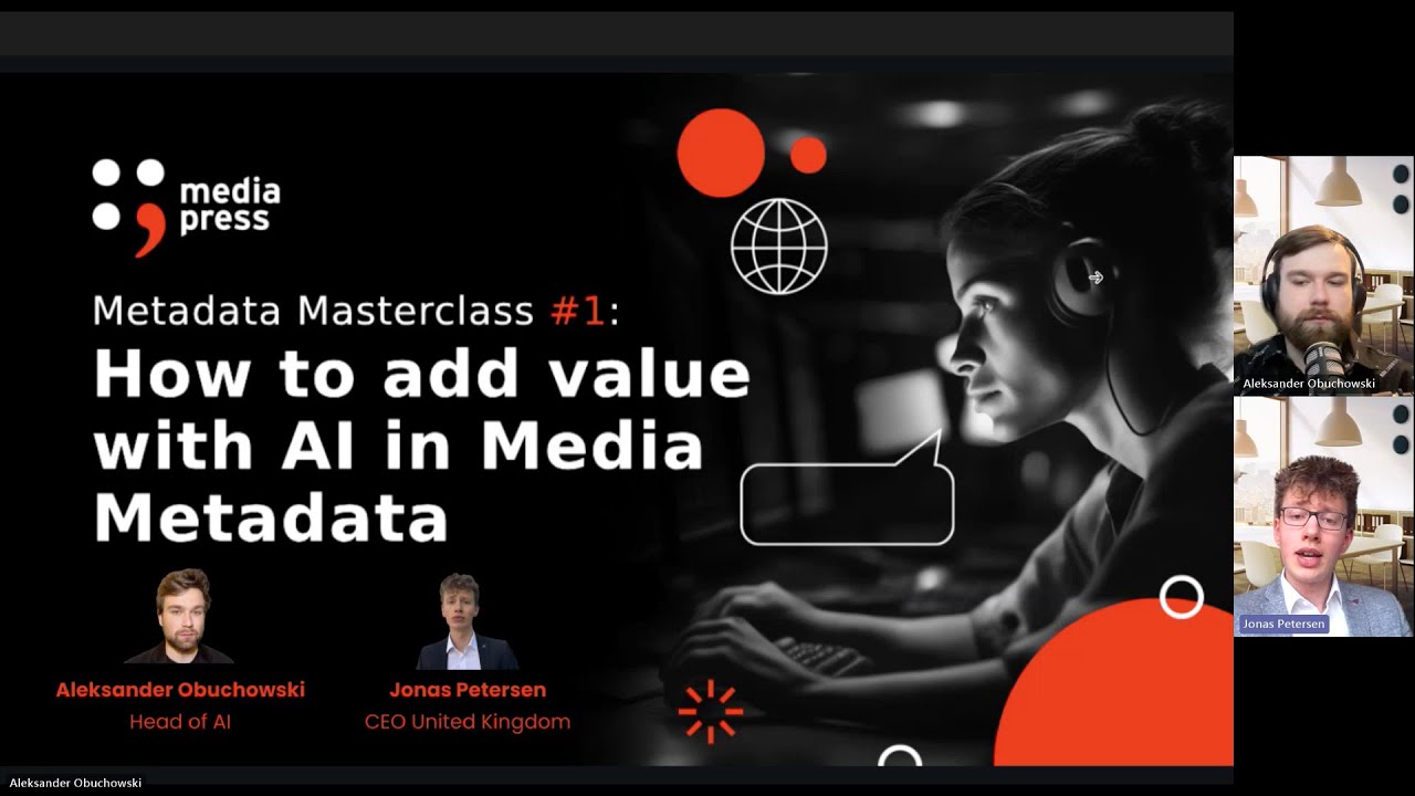 Metadata Masterclass: How to add value with AI in Media Metadata