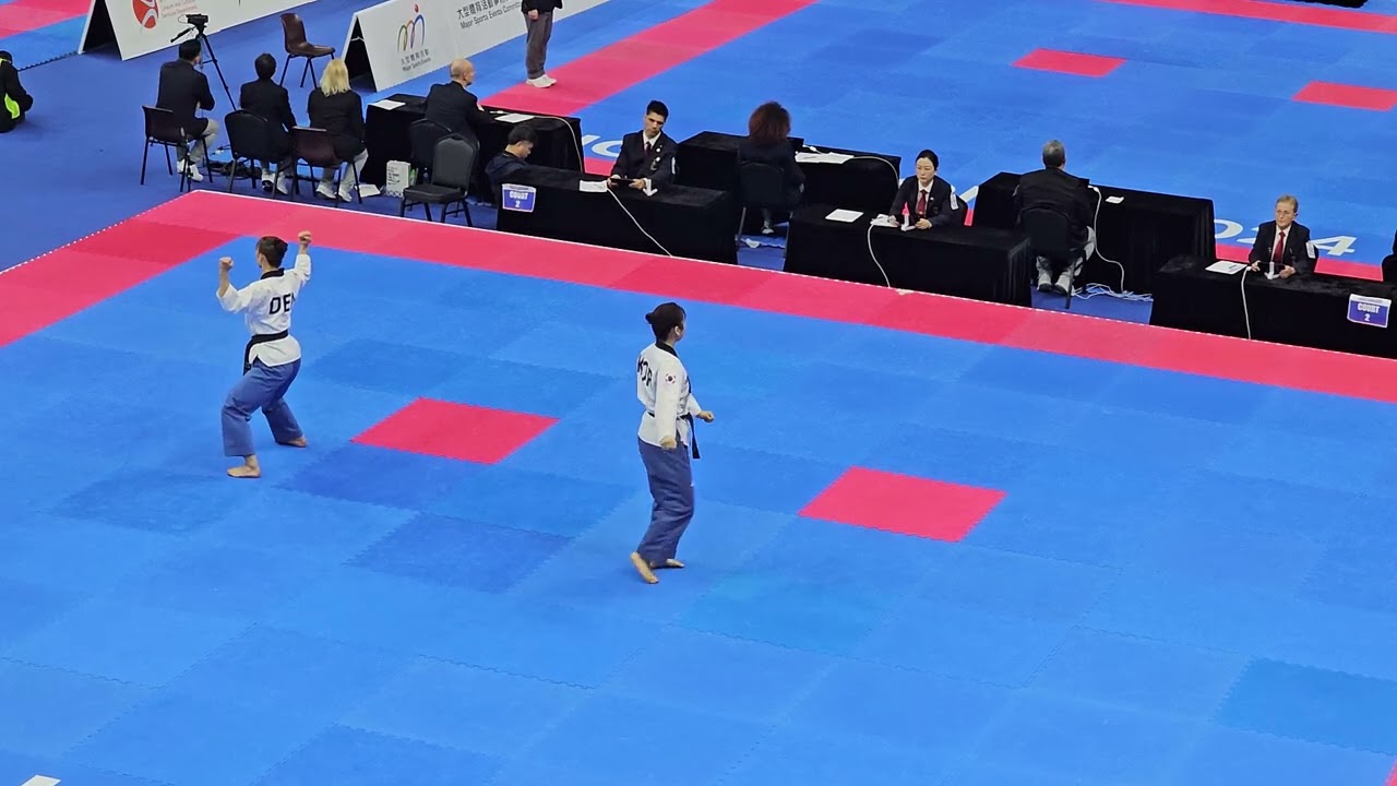 FINAL MATCH U30 EVA SANDERSON vs JOO YEONG LEE 2024 WORLD POOMSAE CHAMPIONSHIP