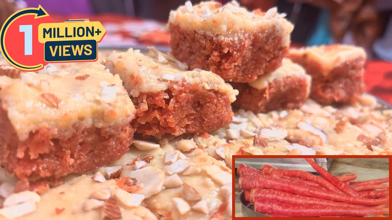 Halwai Style Gajar Ki Mithai 🥕 | Winter Special Sweet | 1 Million+ Views Recipe🥰