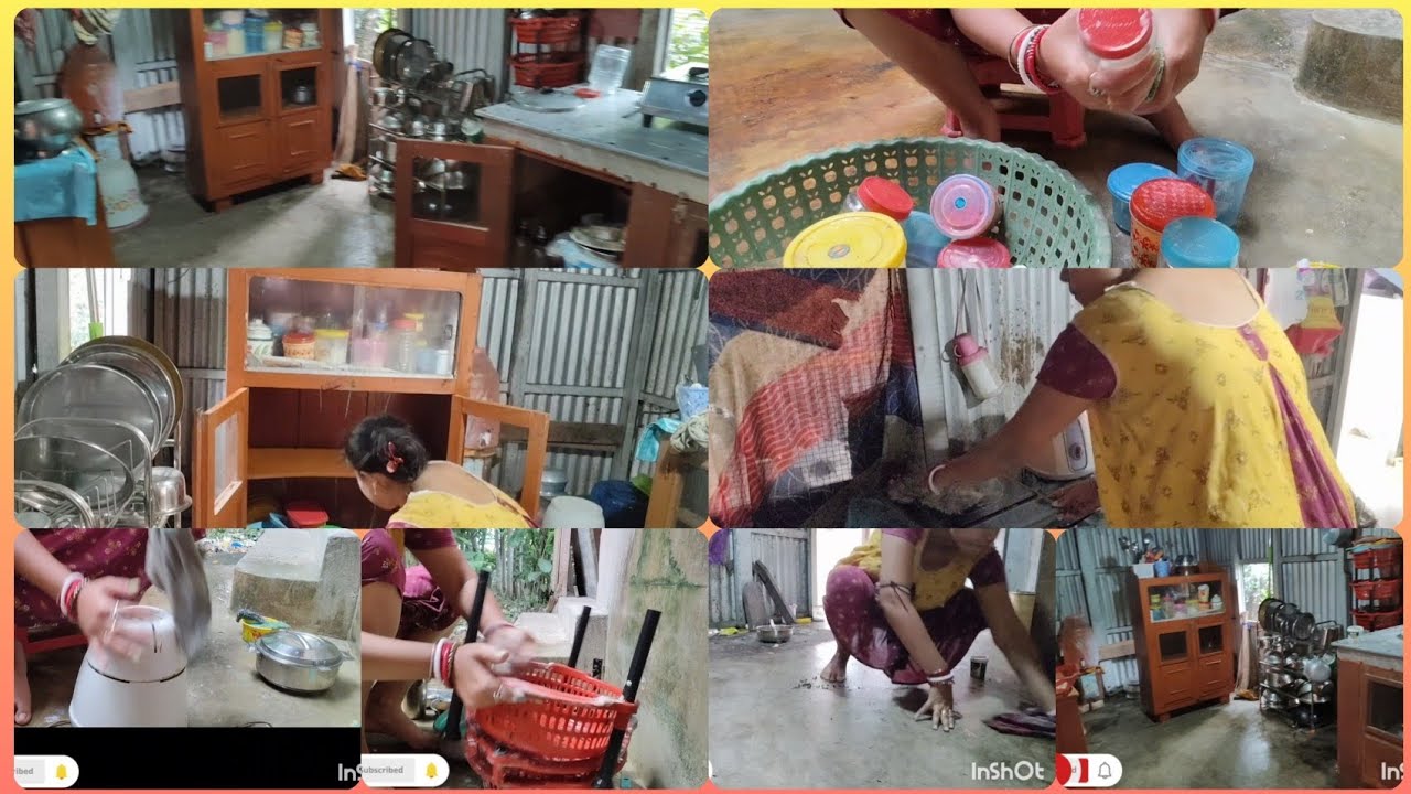 টিনের চালে স্বপ্নের রান্নাঘর।।।Bengali lifestyle vlog