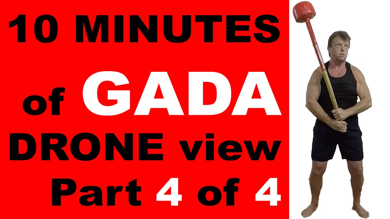 Indian Clubs | 10 MINUTE GADA Drone View | Part 4 of 4